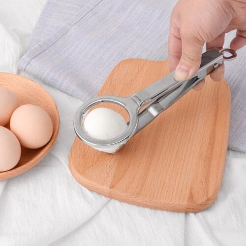 Handy Stainless Steel Egg Slicer Boiled Eggs Cutter Kitchen Gadgets Cooking Tools