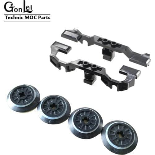 High-Tech Part Train Motor 9V Decorative Side with Closed Hub Points (for 9V Train Motor) MOC Building Blocks Car Parts DIY Toys