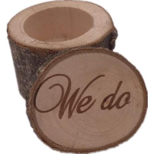 10 pcs/lot Rustic Wedding Ring Bearer Box Personalized Wedding Ring Box Decor Customized Wedding Gifts Wooden ring holder box