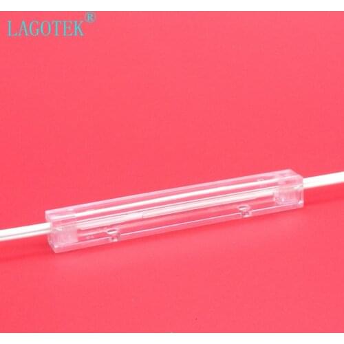 100PCS/Lot FTTH Fiber optic heat shrinkable tube protection tube Fiber optic splicing protective box transparent Version