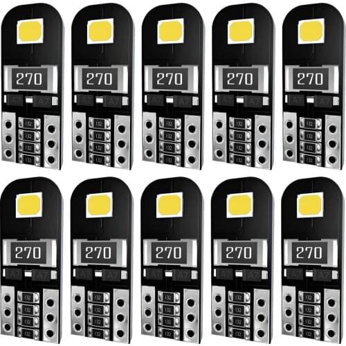 10x T10 W5W Car LED Canbus Bulb For VW Polo passat GOLF TIGUAN TOURAN PASSAT CC Interior Dome Light Reading Lights NO ERROR