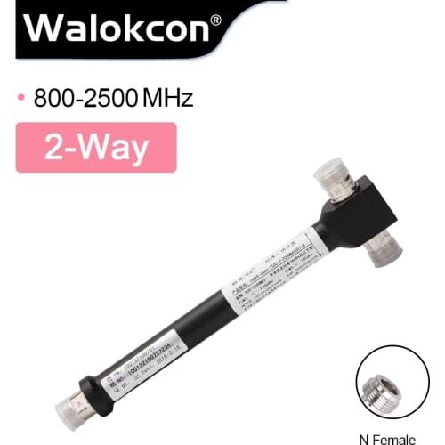 2 way Power Splitter 800-2500mhz low loss Cavity Power Divider For GSM DCS PCS WCDMA 3G Cell Phone Signal Booster Repeater