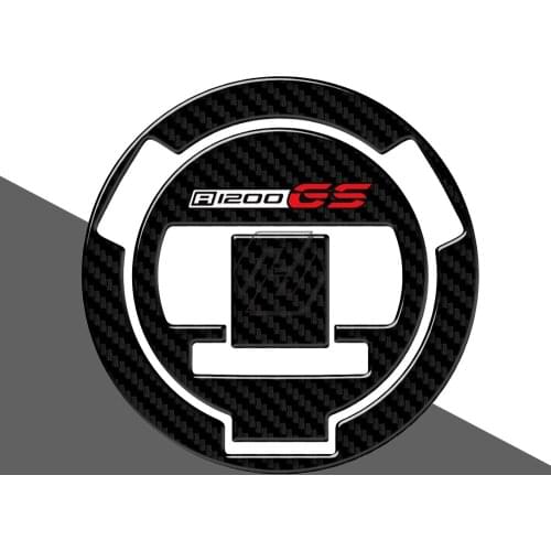 3D Carbon-look Motorcycle Fuel Gas Cap Protector Decals Case for BMW R1200GS R1200 GS 2008-2012