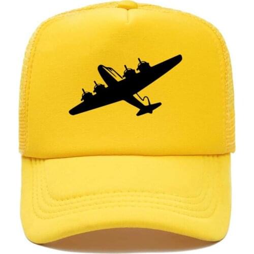Bomber Printing Baseball Cap Funny Casual Men Women Parent-child Hats Mesh Visor Outdoor Sun Hat Adjustable Caps
