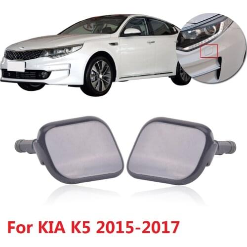 CAPQX For KIA K5 2015 2016 2017 Front bumper headlamp headlight water spray cover cap Washer Nozzle Cover House 98680-2T500