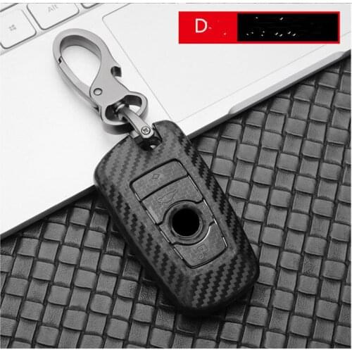 Carbon fiber Car Remote Key Case Cover key holder For BMW 1 2 3 4 5 6 7 Series X1 X3 X4 X5 X6 F30 F34 F10 F07 F20 G30 F15 F16
