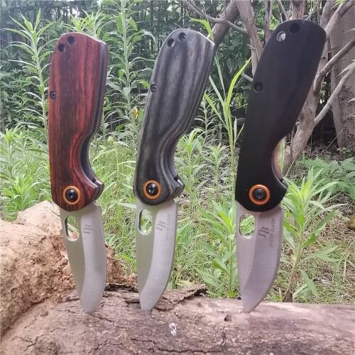 Wood Tactical Outdoor Camping Tactics Survival Outdoor Tool Camping Hunting Tactics Survival Pocket Knives 4 Color