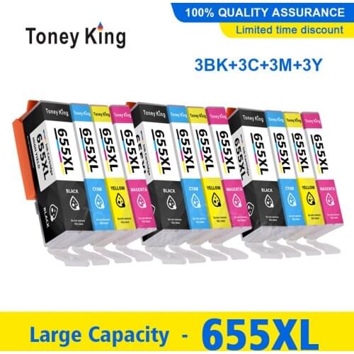 12 PK Compatible 109A 110A Ink Cartridge Replacement For HP 655 For HP655 Deskjet 3525 5525 4615 4625 4525 6525 6625 Printer