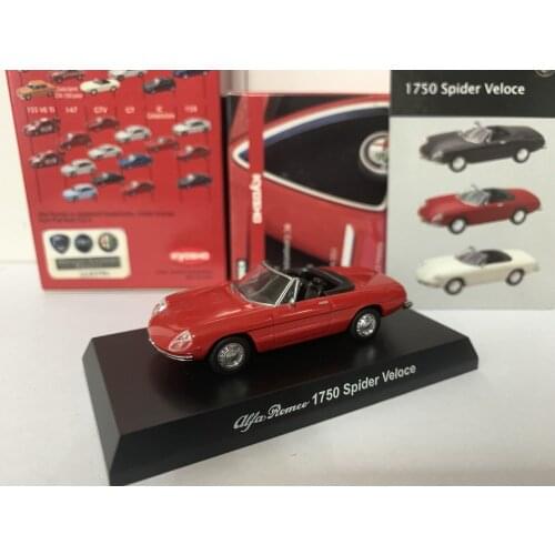 1/64 KYOSHO Alfa Romeo 1750 Spider Veloce Collection of die-cast alloy car decoration model toys