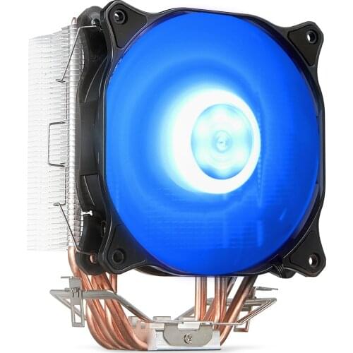 SAMA 4 Heat Pipes CPU Cooler 73CFM 120mm 4Pin PWM PC Radiator Quiet for Intel CPU Cooler i3 i5 i7 AMD AM3 AM4 CPU Cooling Fan