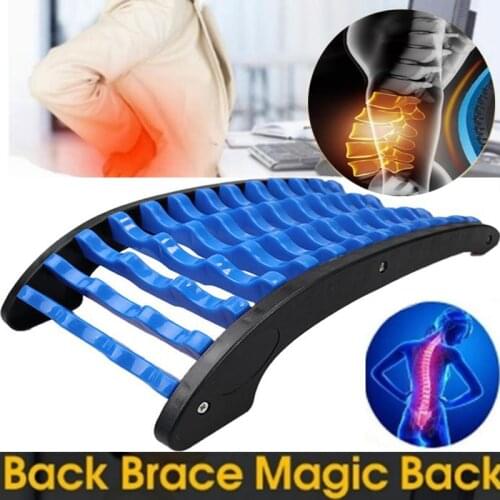 Back Massager Stretcher Equipment Massage Tools Massage Magic Fitness Lumbar Support Relaxation Spine Pain Relief Bone Care Tool