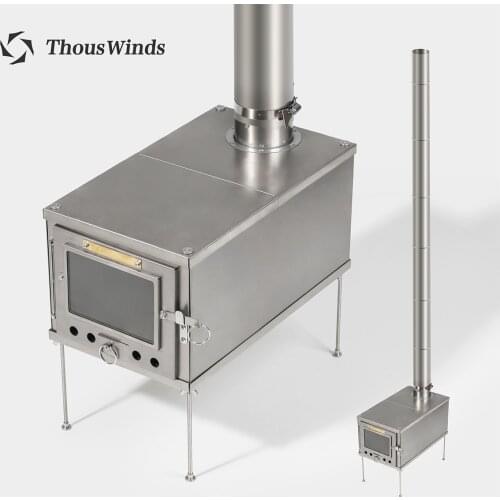 Thous Winds titanium alloy wood stove ultralight multipurpose Outdoor camping tent heating stove TW1008