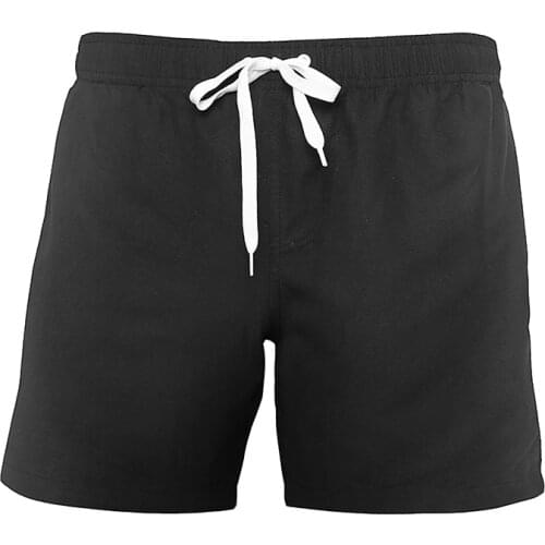 2020 Summer Shorts Men Women Quick Drying fitnesShort homme Casual Beach Shorts Mens Boardshorts Elastic Waist Solid 12 Color