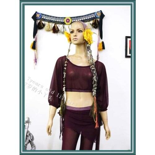Transparent Thin Belly Dance Top NO BF55