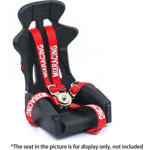 Strap Safety Belt Interior Driver Seat Decoration for 1/10 Axial SCX10 Wraith RC Car Accessories