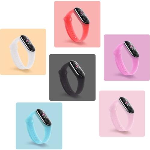 LED Digital Watch Casual Womens Watches Fashion Fluorescent Lover Paired Watches Electronic Clock Womens Wristwatch Girl Gift