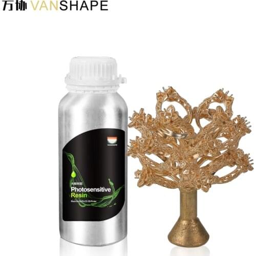 Vanshape LCD UV 405nm Photosensitive Resin For Jewelry Casting LCD/DLP 3D Printer Resine