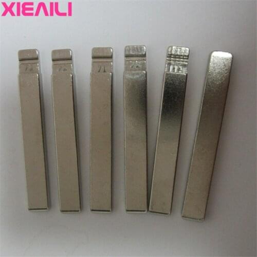 XIEAILI 20Pcs/lot 71# Metal Blank Uncut Flip KD Remote Key Blade For Chevrolet Cruze For Buick (Middle Slot) S213