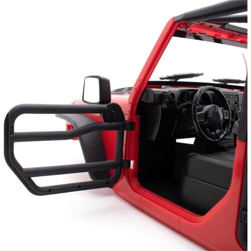 ​ Rear Half Door&DIY Front Tube Rail Door for KYX SCX10 II Body RC Car Part