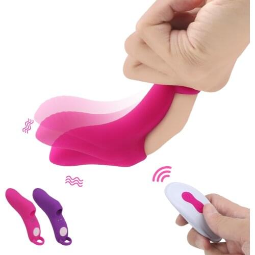 Finger Vibrator 9 Frequency Clitoris Stimulator Female Masturbator Sex Toys for Women G Spot Massage Wireless Remote Control