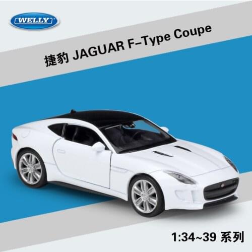 1:36 WELLY JAGUAR F-Type Coupe Metal Diecast Model Vehicles Alloy Model Car For Collectibles Childs gift With Retail box