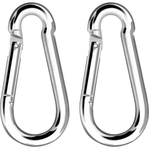 2Pcs Multipurpose Heavy Duty Carabiners For Kids Swing Climbing Hammock Keychain Bottle Chain Accessory For Outdoor And Indoor