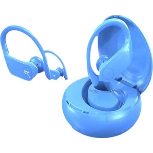 2021 new earhook with 400mAh Charging case TWS Earbud Wireless Bluetooth music stereo Headphone sport headset