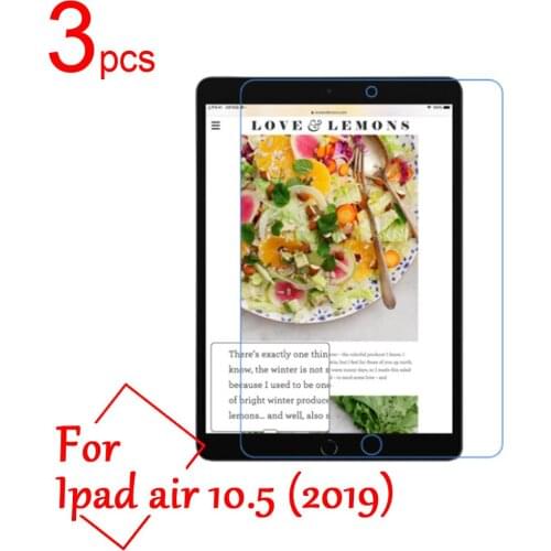 3pcs Ultra Clear/Matte/Nano anti-Explosion LCD Screen Protector Cover Film For Apple ipad air 2019 10.5 air 3 Protective Film
