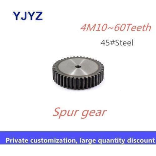 4M 35/36Teeth spur gears spot factory direct sales 45# steel tooth surface quenched spur gear