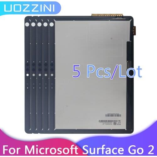 5Pcs LCD For Microsoft Surface Go 2 Go2 1901 1926 1927 Display With Touch Screen Digitizer Assembly For Surface Go 2 100% Tested