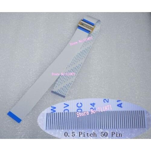 50CM 0.5 Pitch Type A 50P FFC Extension cord 50P TTL FFC Flexible Flat Cable Extension Adapter FPC Extension plate Connector