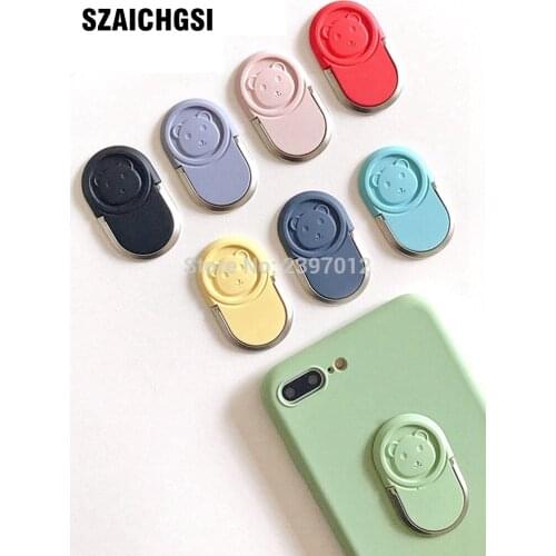 500pcs/lot Finger Ring Mobile Phone Smartphone Stand Holder For iPhone xs max x 8 7 6 plus 5 samsung
