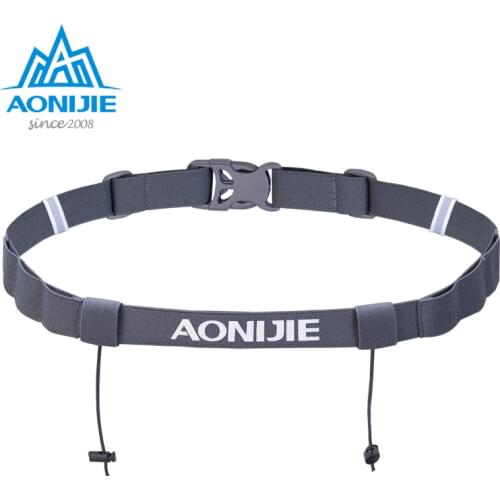 AONIJIE Race Number Belt With Gel Holder Running Belt Unisex For Triathlon Marathon Outdoor Sports Running