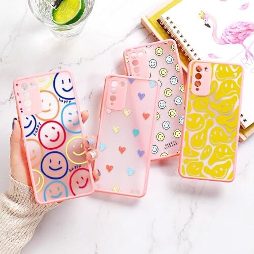 Camera Protection Bumper Phone Case For Huawei P40 P30 P20 Lite Mate 30 20 Pro Nova 6 SE Y6p Y7p Y9 Prime 2019 Hard Matte Cover