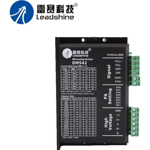 Leadshine DM542 M542-05 digital stepper motor driver 18-48 VDC Max. 4.1A for 57 86 Series Motor