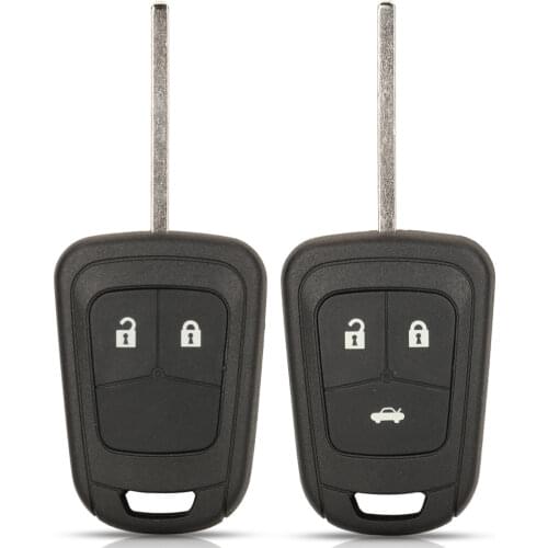 Kutery 2/3 Buttons Replacement Remote Car Key Shell Case Fob For Chevrolet Aveo Cruze For Opel Malibu Camaro Equinox Sonic