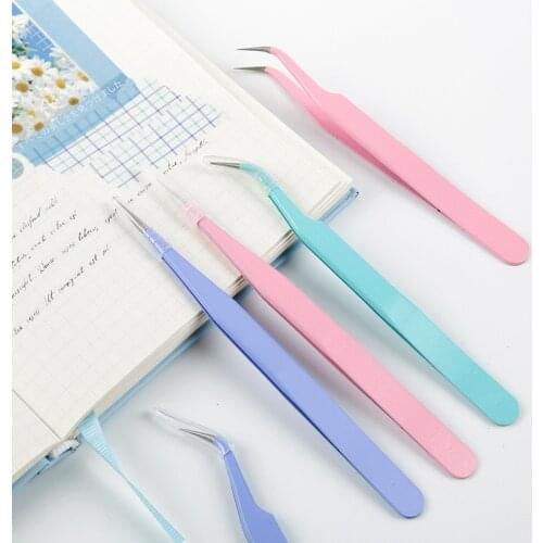 Kawaii Cute Macarons Creative Stationery Tweezers DIY Washi Tape Stickers Gadget Multi-tool Tweezers Hand Account Sticker Tool