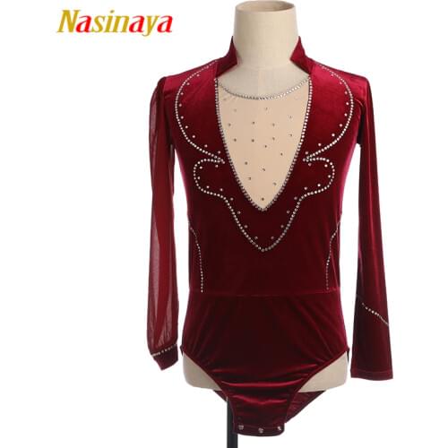 Nasinaya Boys Man Figure Skating Performance Clothing Customized Competition Ice Skating Leotard Kids Patinaje Gymnastics Dance4