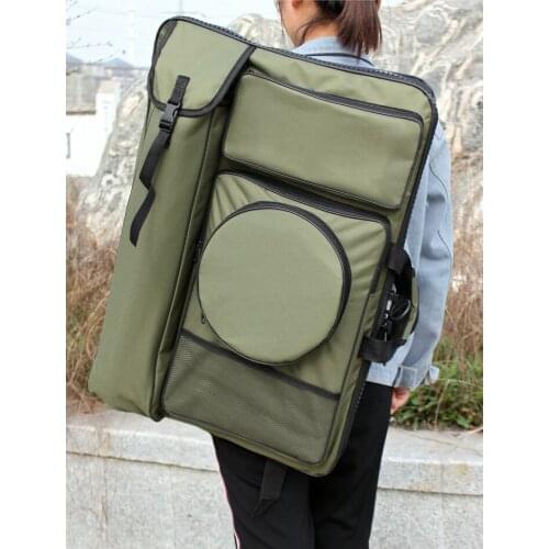 Fashion Color 4K Large Art Bag For Painting Tools Big Sketch Board Art Supplies Bag Waterproof Artist Drawing Bag
