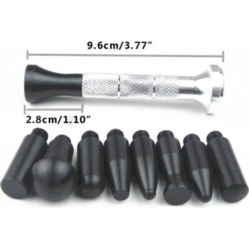 2019 New Paintless Car Dent Repair Hail Removal Tools Kit Tap Down Pen With 9 Heads Tools