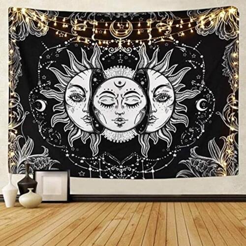 Aesthetic Tapestry Wall Hanging Tarot Card Printed Wall Tapestry Home Bedroom Decor Witchcraft Supplies 0.75*1/1.3*1.5/1.5*2m