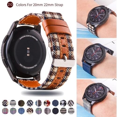 New Strap For Garmin Vivoactive 4 4s Vivoactive 3 Band Houndstooth leather Bands for Garmin Venu WristBand Bracelet Accessories