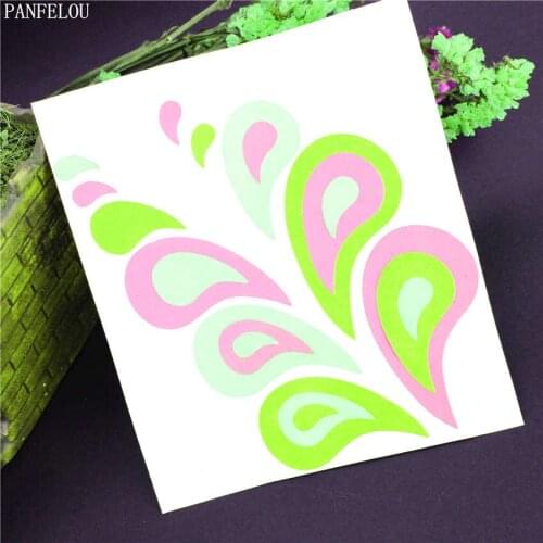 PANFELOU Water wings Scrapbooking DIY album Embossing mould cards paper die metal craft stencils punch cuts dies cutting