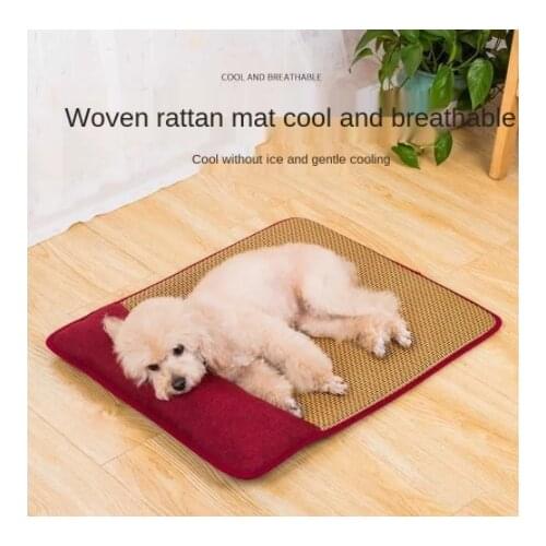 Dog Mat Cooling Summer Pad Mat For Dogs Cat Blanket Sofa Breathable Pet Dog Bed Summer Washable For Small Medium Large Dogs Cat