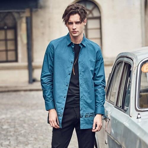 Мужские длинные рубашки QIEKE China At AliExpress