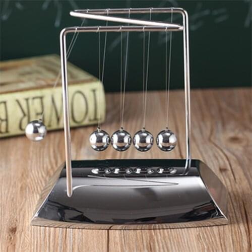 Modern Creative Modeling Newton Collision Ball Ornaments Desk Desk Decoration Metal Cradle Balance Ball Home Decoration Gift