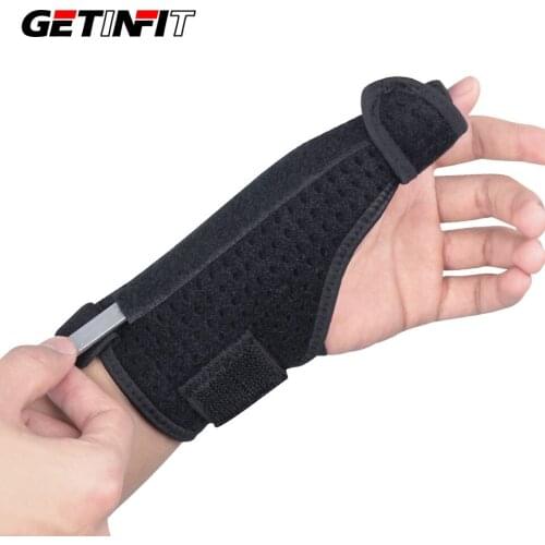 Getinfit Wrist Support Thumb Support Stabilizer Finger Protector Injury Aid Tool Pain Relief for Thumbs