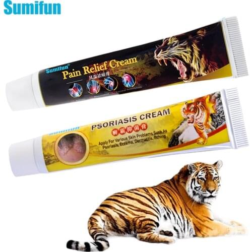 Sumifun 1Pcs Tiger Balm Cream Chinese Herbal Bacteriostasis Eczema Dermatitis Ointment & Joint Pain Relief Ointment