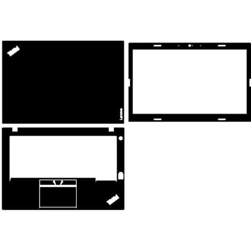 Laptop Carbon Skin Sticker Cover For Lenovo Thinkpad T470P T590 T540P W540 T460P T580 P52S E480 E485 E490 E495 E440 E431 E540