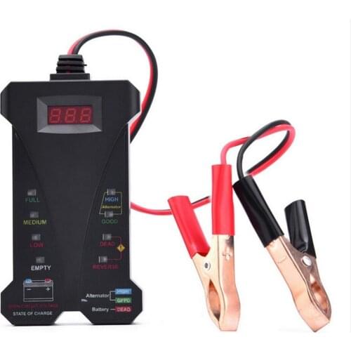 Foreign trade hot battery detector battery tester digital display battery tester 12V LED 805 A